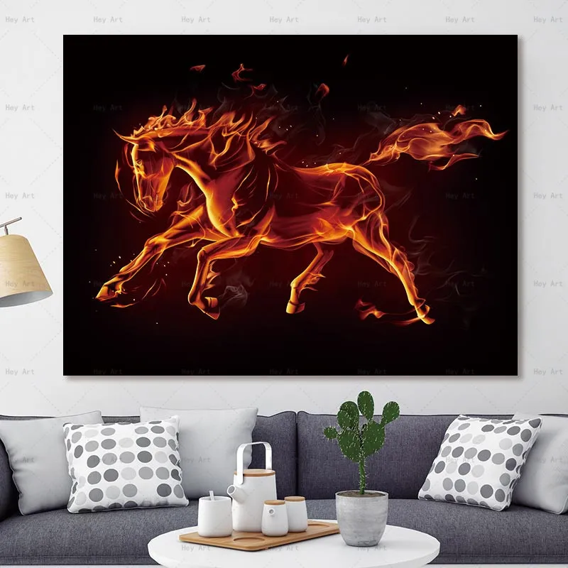Animal Canvas Painting Poster Art Print Horse Paintings on Canvas Decoration Pictures Artwork for Walls Living Room Unframed Animal Canvas Painting Poster Art Print Horse Paintings on Canvas Decoration Pictures Artwork for Walls Living Room Unframed