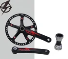 Mialo hollow one piece bicycle crankset BYA412 BMX bike crankset bicycle crank chainwheel