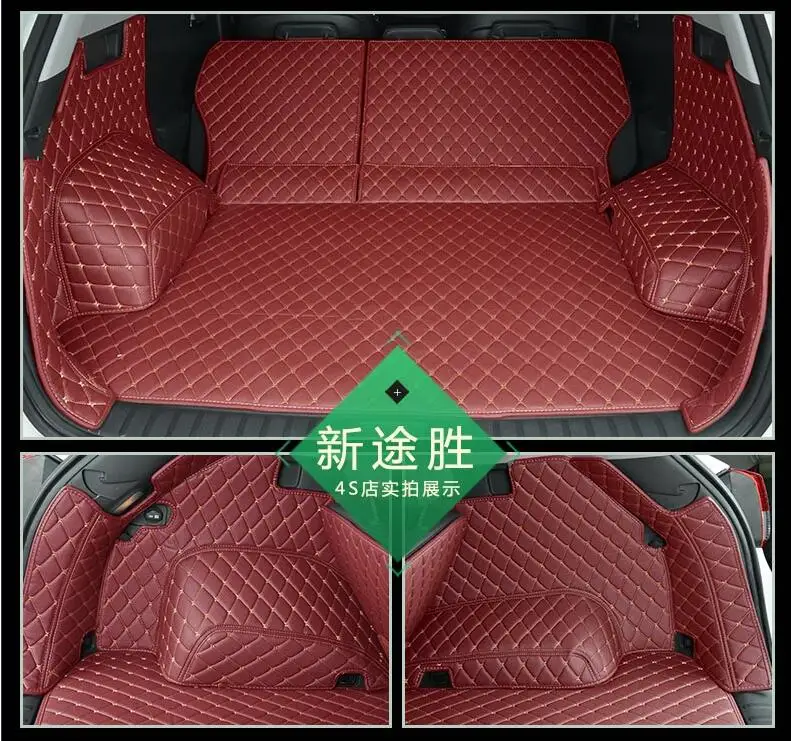 

Full Rear Trunk Tray Liner Cargo Mat Floor Protector foot pad mats for 15-18 Hyundai Tucson 2015 2016 2017 2018(6colors)