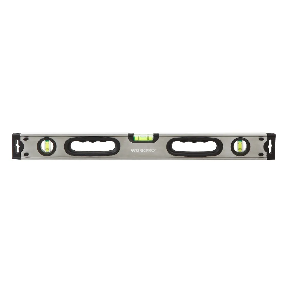 

WORKPRO 24" Maganetic Level Heavy Duty Level Spirit Level Aluminum Box Level Dual-molded rubber ended caps