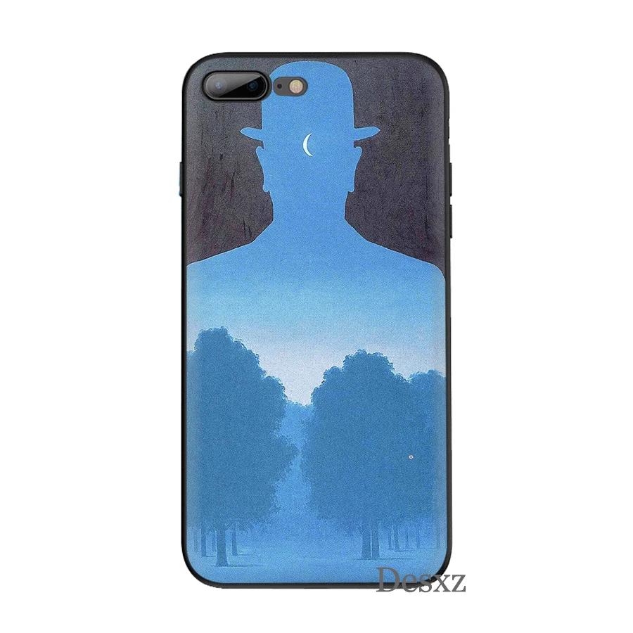 Мобильный чехол для телефона для iPhone 11 Pro XR X XS Max iPhone 6 6S 7 8 Plus 5 5S SE чехол Rene Magritte сумка корпус - Цвет: B8