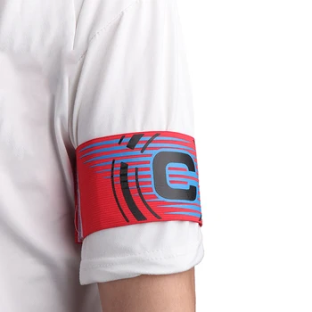 

1Pc Professional Captain Armband Colorful Football Soccer Flexible Sports Adjustable Player Bands Football Supplies