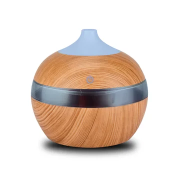 

KAIPUTE 300ml mini USB Air Humidifier essential Oil Diffusers Wood Electric humidifier with LED night light mist maker for Home