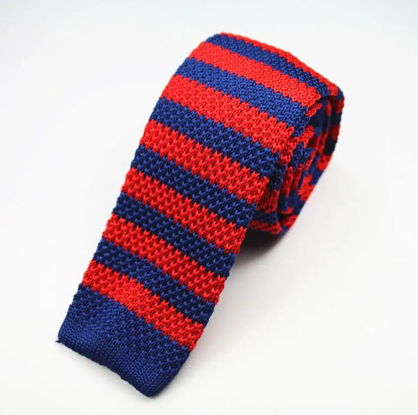 GUSLESON новые модные мужские брендовые тонкие дизайнерские мужские трикотажные галстуки на шею галстук Узкий Тонкий Галстуки для мужчин - Цвет: 13