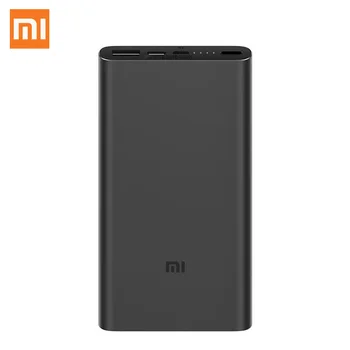 

Xiaomi Mi Power Bank 3 10000mAh Two-way Quick Charge USB Type C Dual Input Output 10000 mAh PLM12ZM Powerbank For iPhone Samsung