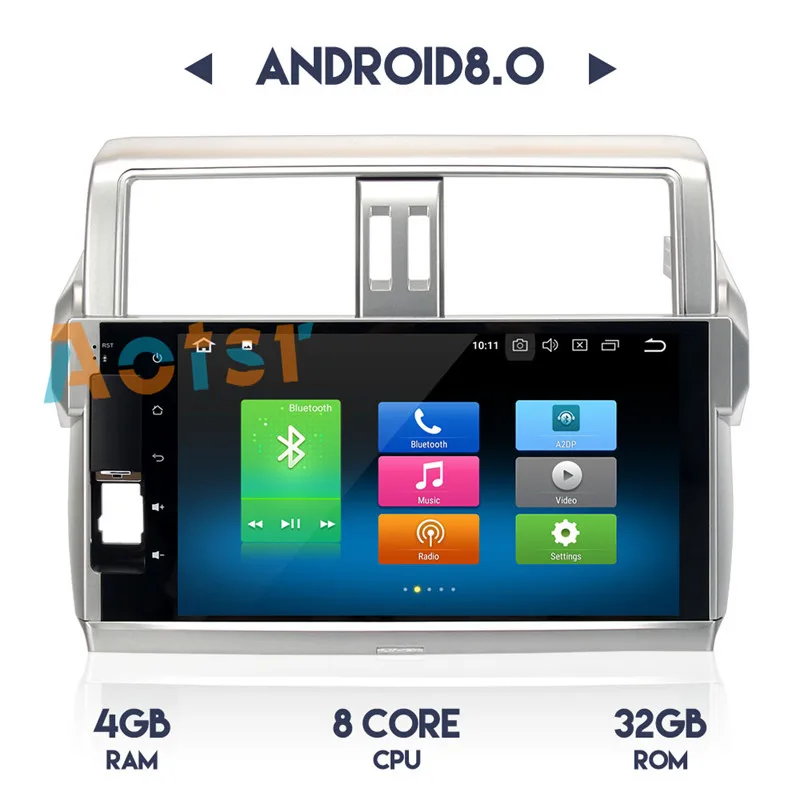 Discount top quality 9"Android 8.0 Car GPS DVD Player for Toyota new Prado 150 2014 2015 with 4G+32G Octa Core Stereo Multimedia NAVI 5 Discount top quality 9"Android 8.0 Car GPS DVD Player for Toyota new Prado 150 2014 2015 with 4G+32G Octa Core Stereo Multimedia NAVI 5