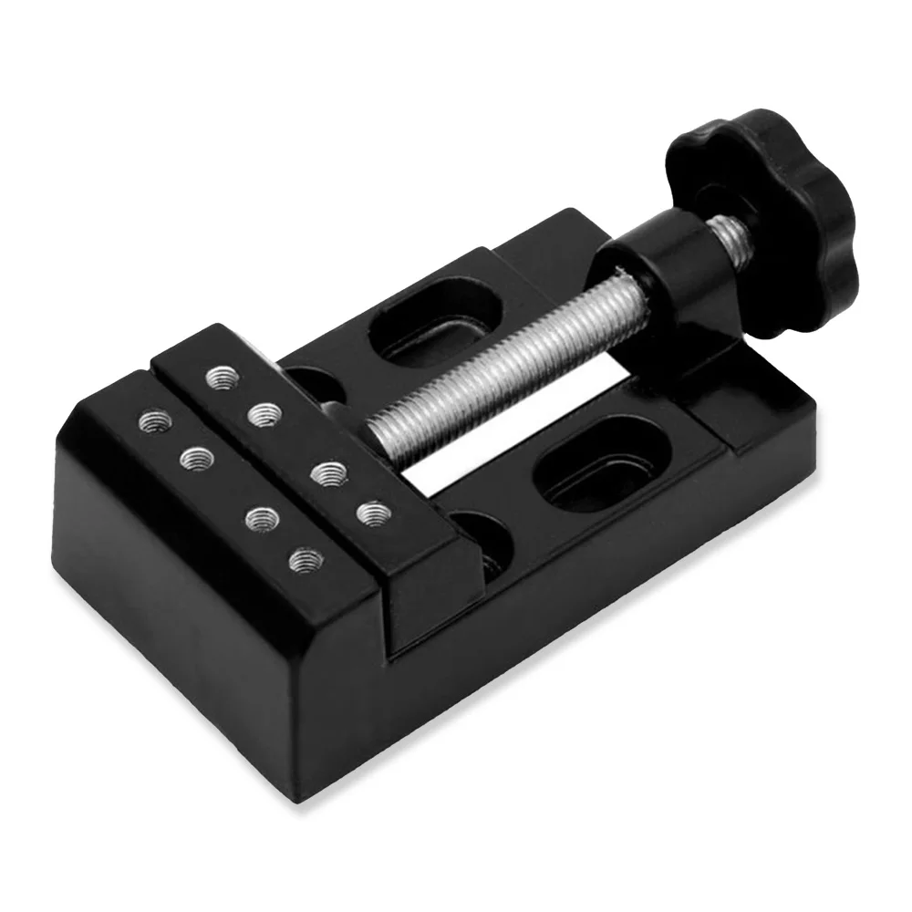 

1pc Vise Drill Press Vice Jaw Carving Bench Clamp Drill Press Mayitr Flat Vice Opening Parallel Table Vise DIY Sculpture Craft
