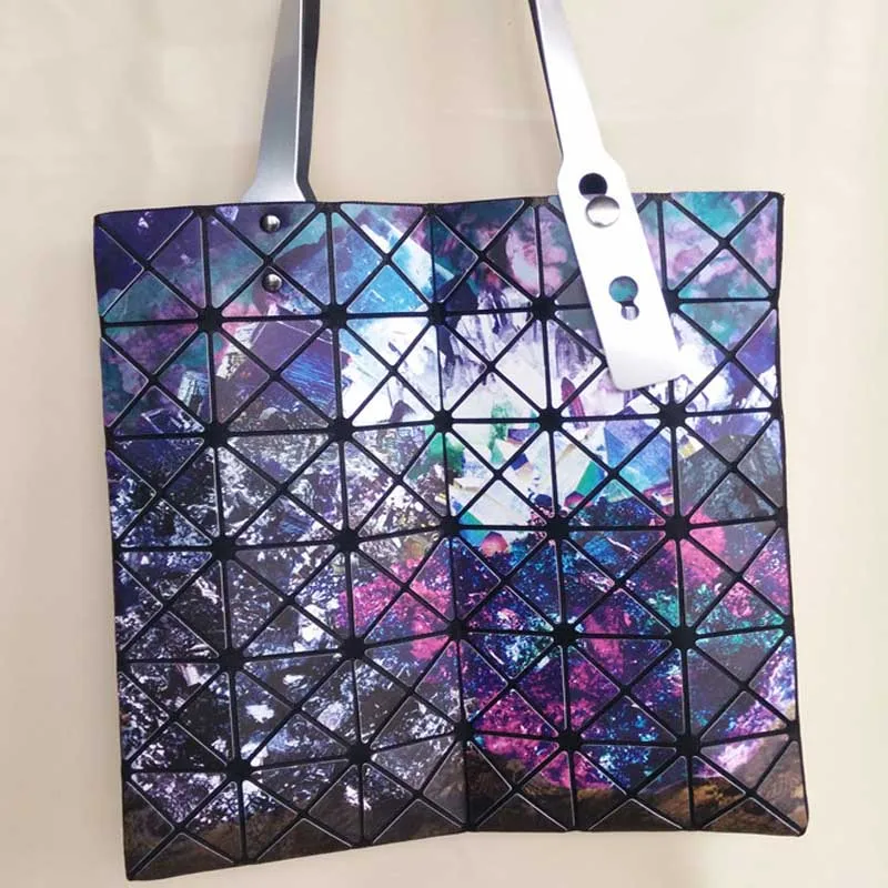 2018 Hot Sale Women Designer Luxury Brand Shoulder Handbags Geometric Rhombus Bags for Women bao bao Bag Messenger Bags Colorful (1)