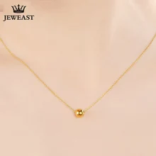 JAZB 24K Чистое Золото Шарм Настоящее AU 999 твердые золотые бусы Подвеска красивая бусина высококлассные трендовые классические ювелирные изделия горячая Распродажа Новинка