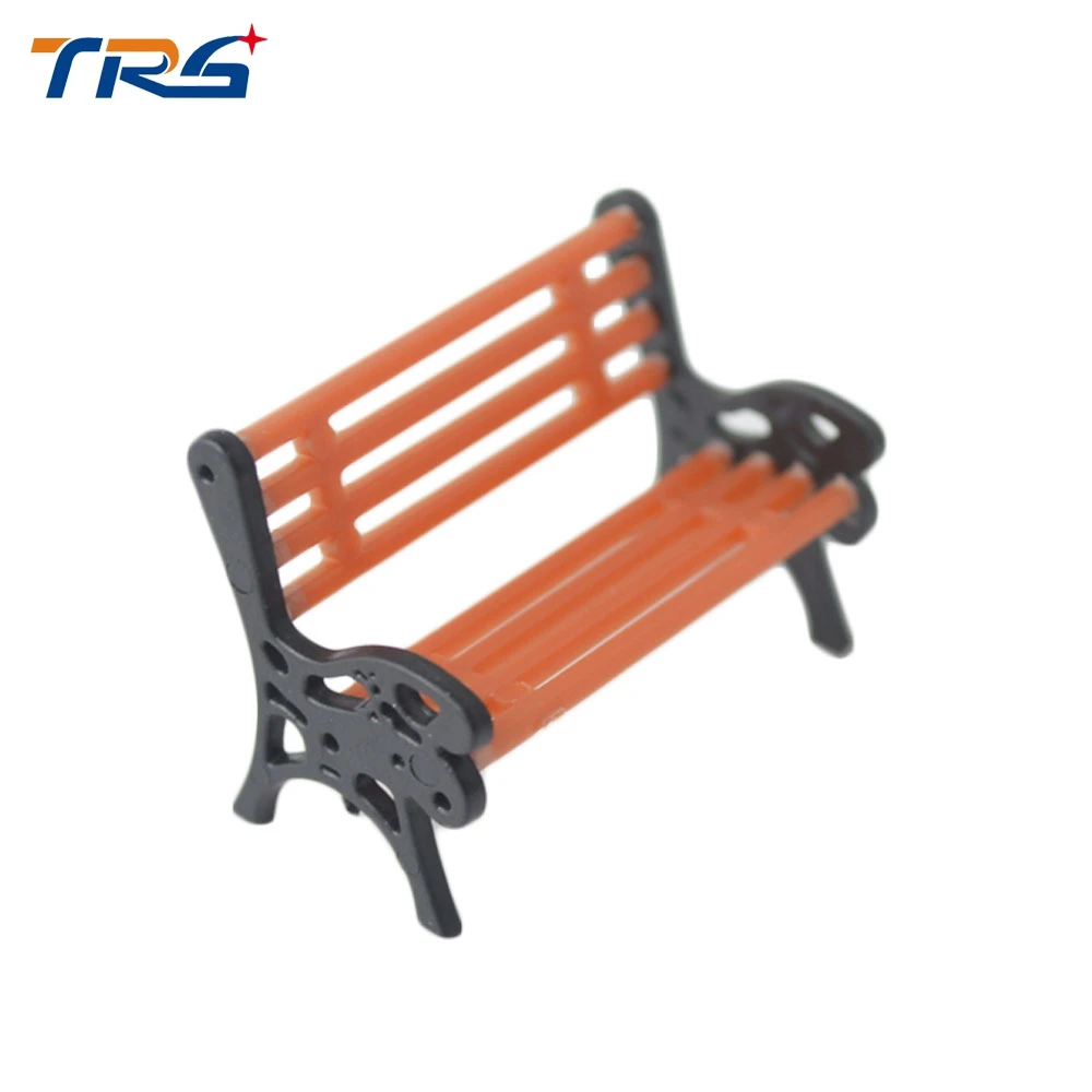 

100pcs 1/50 scale architectural model making Model Train HO OO N scale bench chair for park garden chair without the figures