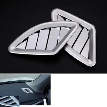 

BBQ@FUKA Auto Car Interior Dashboard Upper Air Vent Outlet Trim Cover ABS Sticker Fit For BMW X1 E84 2016 Accessorie Car Styling