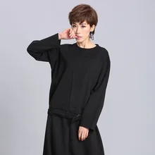 Xiaou карго темперамент вокруг шеи рубашка с длинными рукавами крышка живота Тонкий был тонкий дамы рубашка Футболка Европейский станция