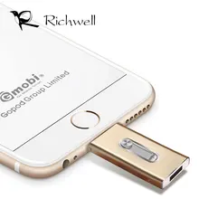 USB флеш-накопитель Richwell, 64 ГБ, 128 ГБ, OTG флеш-накопитель, 8 ГБ, 16 ГБ, 32 ГБ, флеш-накопитель Lightning, металлическая Флешка для iPhone/iPad/Android