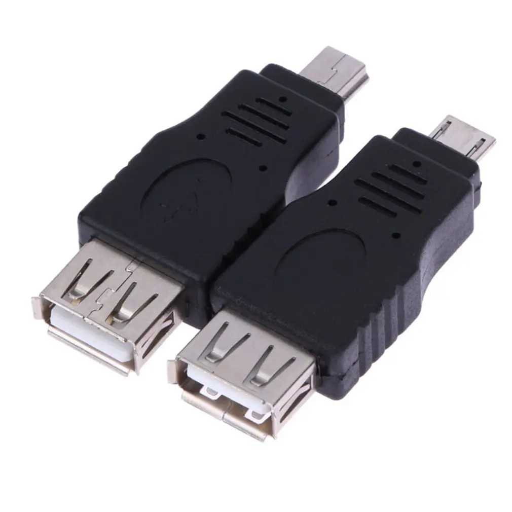 10 шт. OTG USB мужчин и женщин микро USB мини-адаптер конвертер