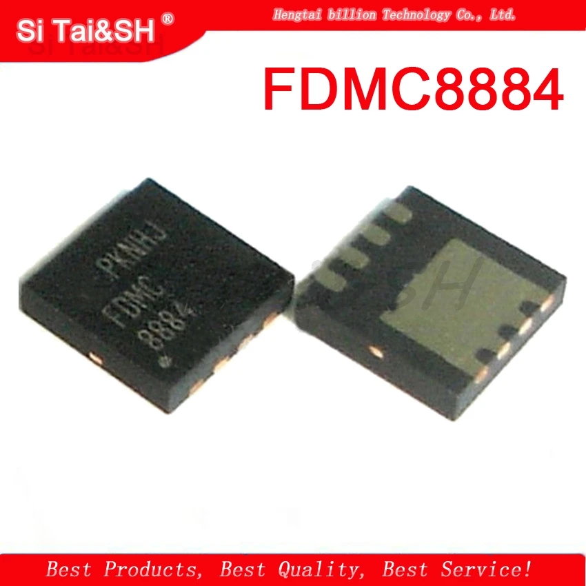 5 шт./лот FDMC8884 QFN MOSFET (транзистор с полупроводниковым полевым эффектом из оксида