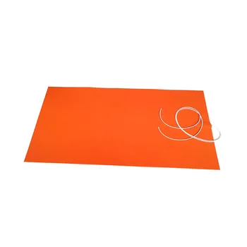 

120V 2000W 600*1100*1.5mm Silicone Heat Blanket for machine 1000mm lead wire come out from middle of 600mm side