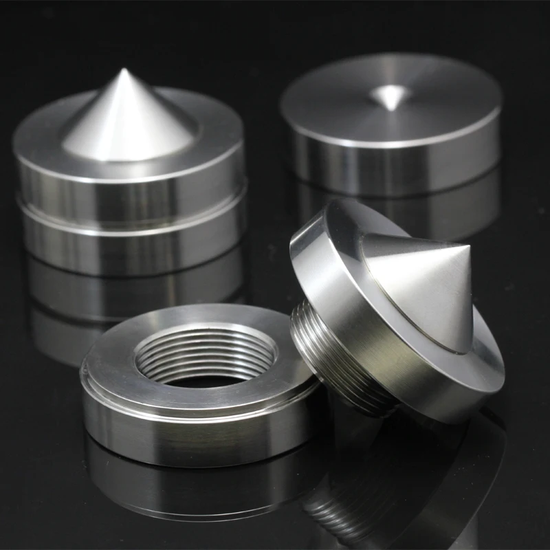 

3/4Pcs HiFi Audio Speakers Amplifier CD Player SUS304 Stainless Steel Shock Absorber Foot Pad Feet Pads Nail Absorption Stands