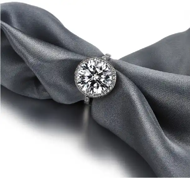 Женское кольцо из серебра 925 пробы с бриллиантами 5 карат|ring for|rings for womenrings fingers |