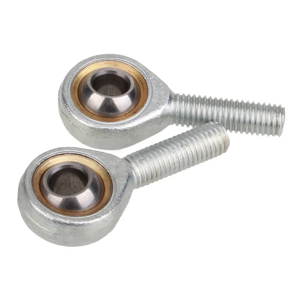 2pcs SA10 POS10 Rod ends joint bearings 10mm Metal Male Metric Threaded