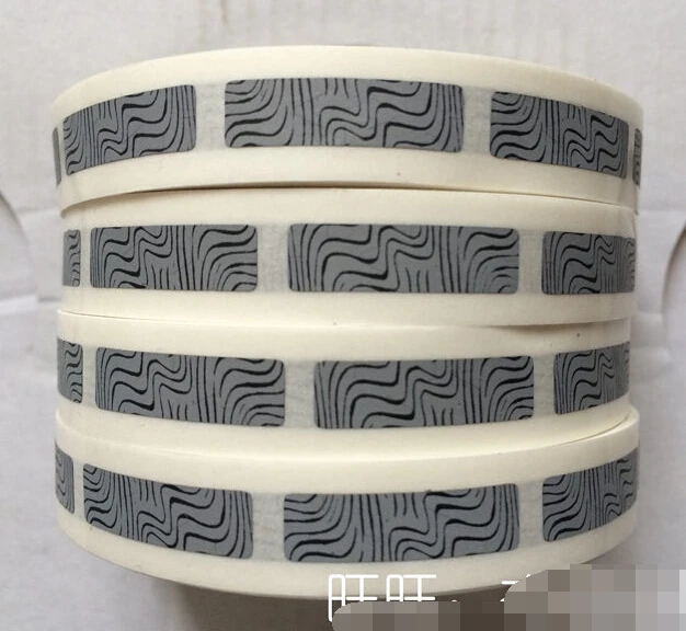 

6x22mm -Zebra pattern coating Scratch card sticker coating film(1000/pcs)