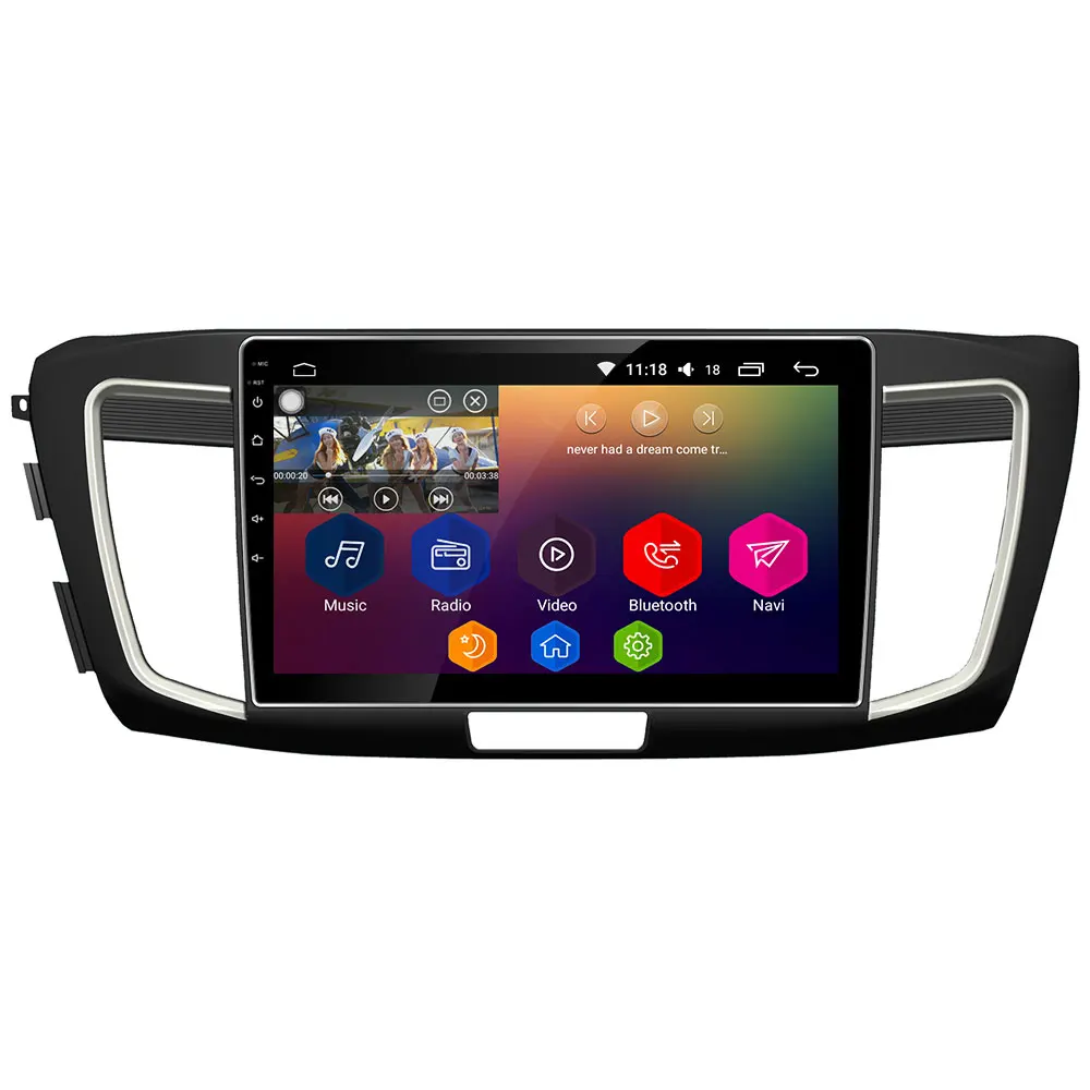 

10.1" IPS 4G DSP Carplay Android 8 Octa Core 4GB RAM 64GB ROM Car DVD Player Stereo GPS Glonass For Honda Accord 9th 2014-2018