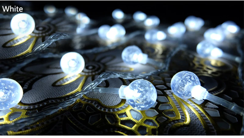 cotton ball string lights 