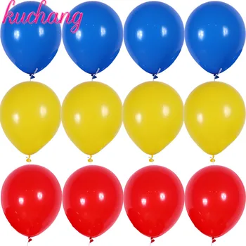 

12pcs 10 inch Thickening Latex Balloon Matte Balloon Red Blue Yellow Multicolor Balloon Birthday Party Wedding Supplies