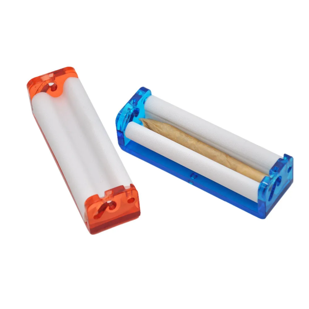 

Cigarette Maker Plastic Rolling Machine Transparent Tobacco Roller Cigarette Rolling Machine Hand Roller For 78MM Paper BD46C