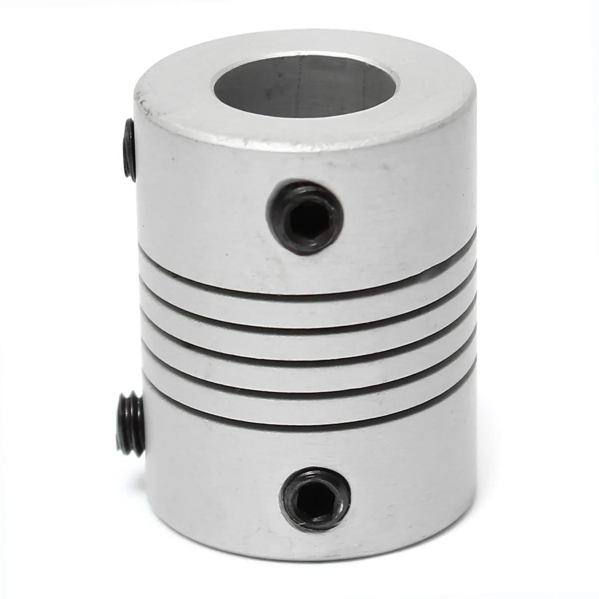 

MTGATHER CNC 5x10mm Motor Jaw Shaft Coupler 5mm To 10mm Aluminum Alloy Flexible Coupling OD Router Connector 19x25mm