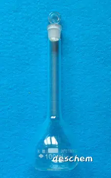 

100ml,Lab Glass Volumetric Flask With Glass Stopper,Chemistry Glassware