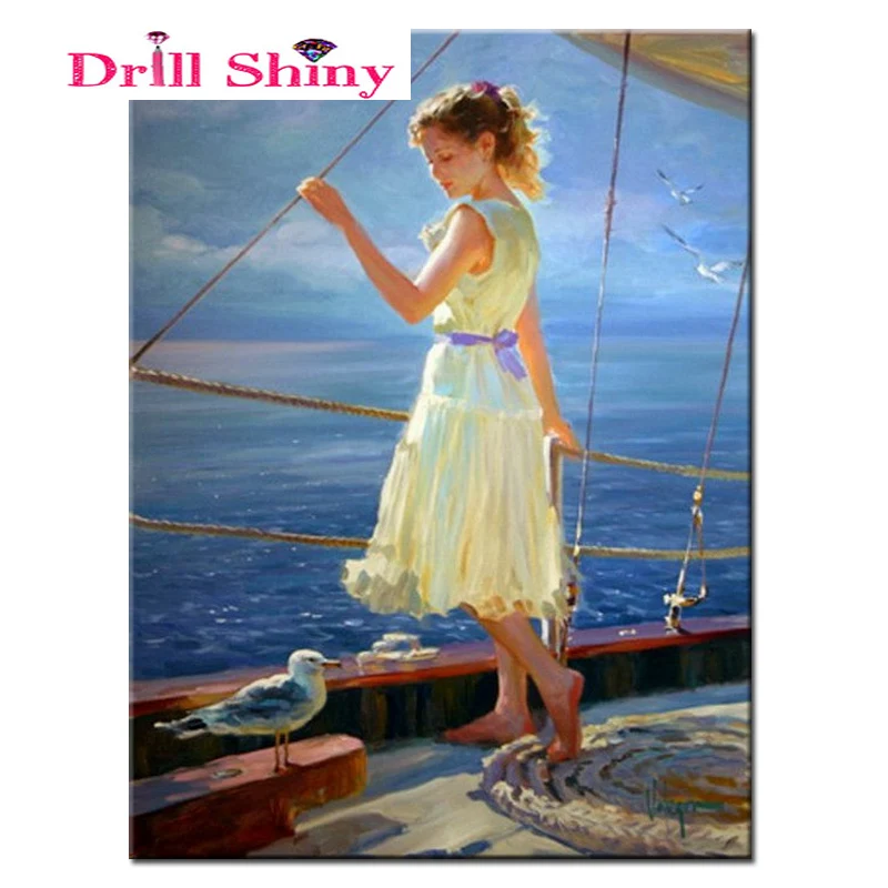 

3D diamond embroidery girl pattern full resin diamond mosaic picture home decor diy diamond painting cross stitch kits
