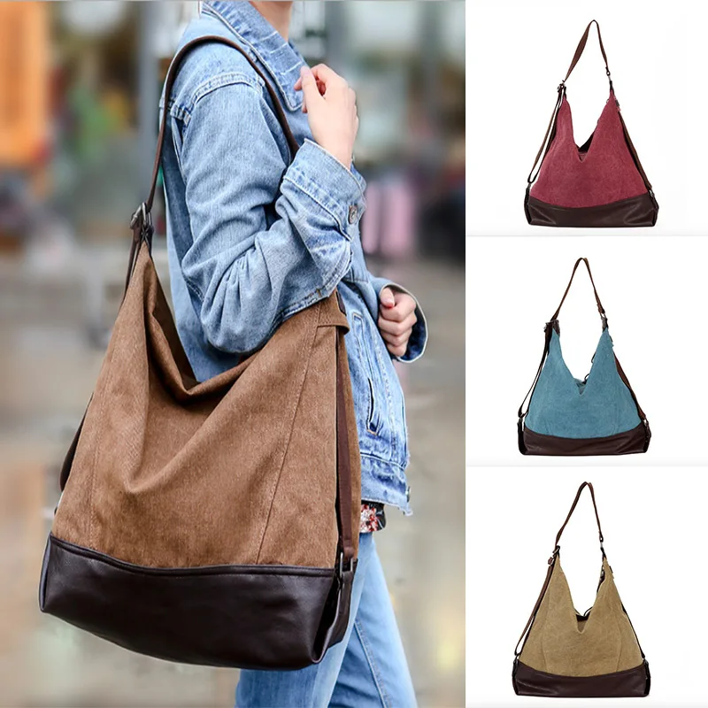

Bolsos Mujer Bolsas Feminina Luxury Handbags Women Bags Designer Retro Handbags Shoulder Canvas Casual Women Large Capacity