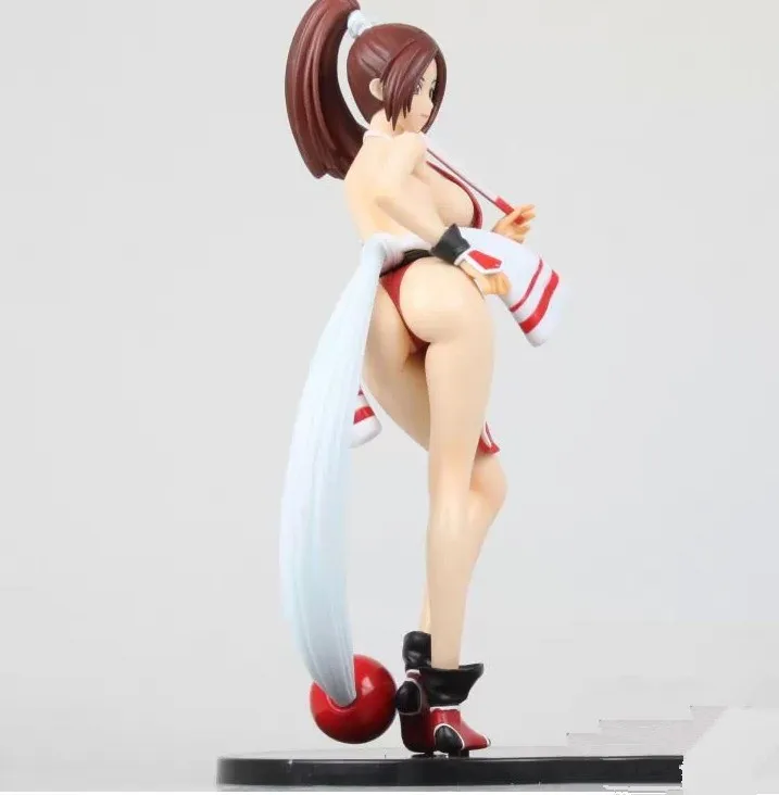 Король бойцов XIII Mai Shiranui фигурка Золотой/красный вер. 1/6 ПВХ 1" /27 см KOF сексуальная девушка аниме фигурка игрушки коллекционные игрушки