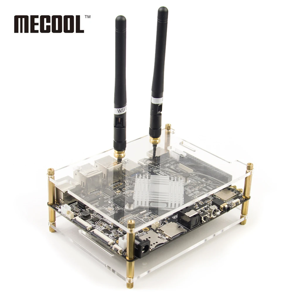 

MECOOL VS-RK3399 Android 7.1 DIY RK3399 Mali-T860 TV Box Super Development Board Max 4GB RAM 32GB ROM 4K 10Bit VP9 Media Player