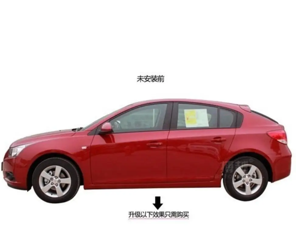 2009 2014 для Chevrolet Cruze Высококачественная накладка на окно автомобиля из нержавеющей