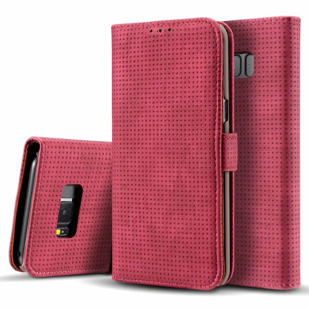 

Wallet Book Case For Samsung Galaxy Note 10 Pro 9 8 S7 edge S10 S10E S9 S8 Plus A6 A7 A8 2018 SM-A530 A750 Slim Flip Cover Stand