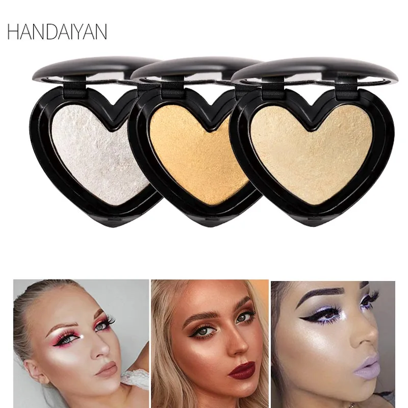 Pro Glow Face Highlighter Powder Makeup Shimmer Shine Contouring