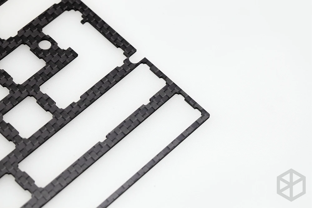 Suporte de Teclado Mecânico de Alumínio Suporte de Placa de Fibra de Carbono Split Spacer 3u Spacer Xd60 Xd64 3.0 V3.0 Gh60 - Imagem 5