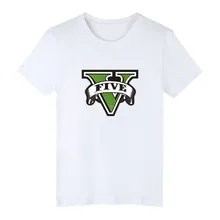 Men Summer rand Theft Auto ame TA 5 4XL T Shirts Cool and Men TShirt Colorful Print T-shirt in Couples Tee Shirt Funny