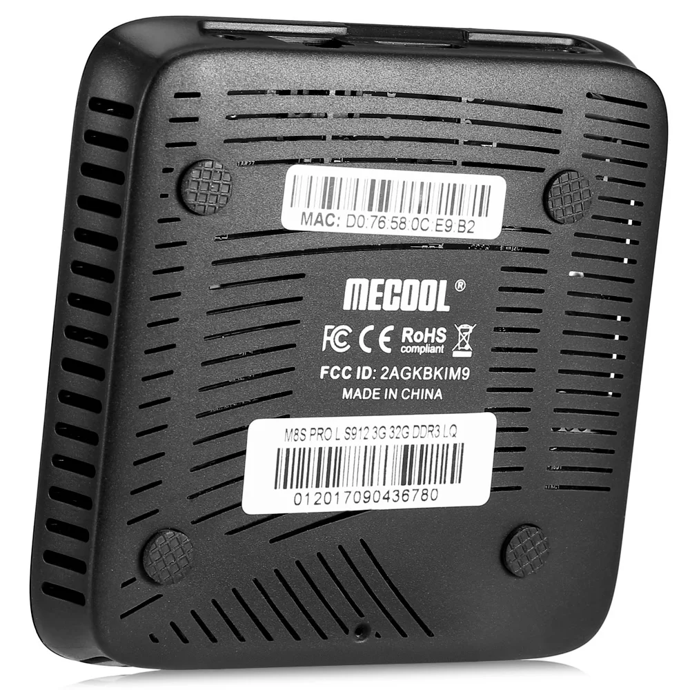Mecool M8S PRO L 4 K ТВ Box Amlogic S912 3g Оперативная память 16G/32G Встроенная Голосовое