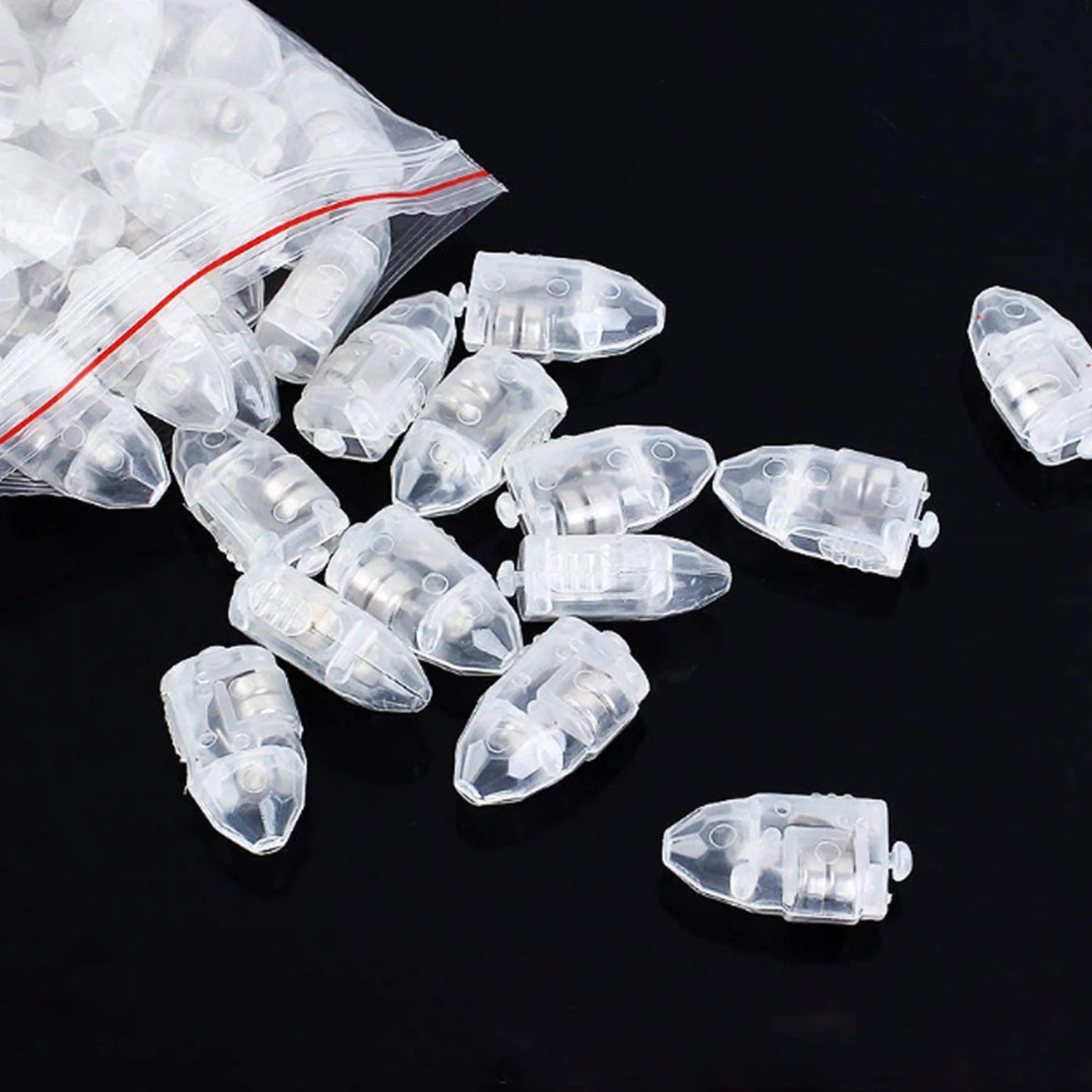 

100pcs Led Ball Lamps Balloon Lights Fairy Lights Moon Starry String Lights For Home Wedding Party Decoration Crafting Costume