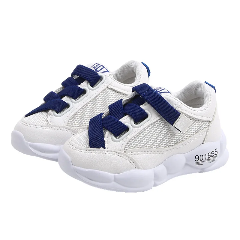 

Brand Sneakers Breathable Children's Running Shoes Mesh Kids Flat With Girls Boys Fashion Sports Shoes For Baby Size 21-30