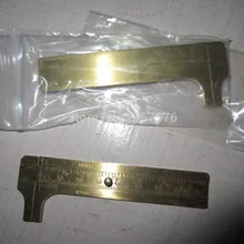 2шт медный калипер для ювелирных изделий раздвижные, точный измерительный штангенциркуль, латунный толщиномер, тестер инструменты