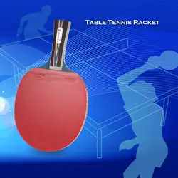 Профессиональная высококачественная ракетка для пинг-понга ракетка для настольного тенниса лезвие летучей мыши рукоятка ракетка сумка