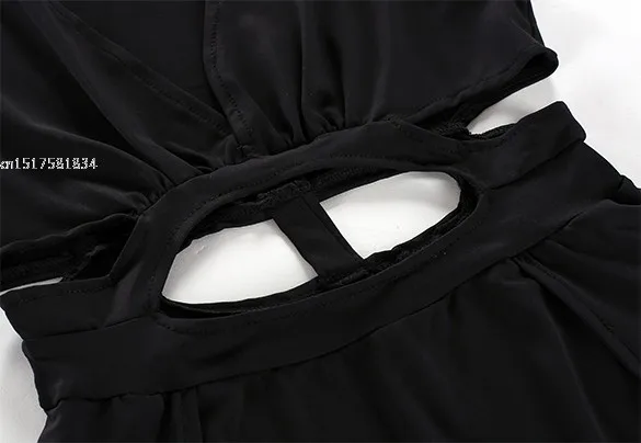 2022 Women Sexy Sleeveless V-neck High Slit Hollow Out Bodycon Bandage Dress for NightClub Party Long Wrap Maxi Dress Vestido u2 6