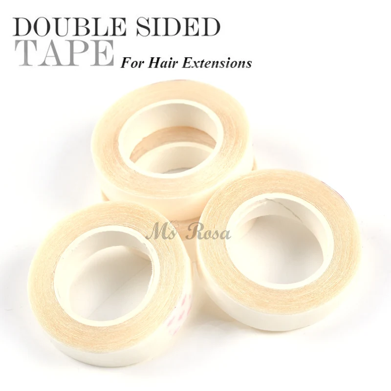 12pcs Double Sided Adhesive Tape Hair Extensions Wig Glue Colle Extension Bande Adhesive Glue For Wigs