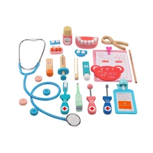 Деревянный Косплей доктор игра игрушка ролевые игры Классические игрушки Моделирование больница ролевые игры Доктор аксессуары набор инструментов подарок для детей