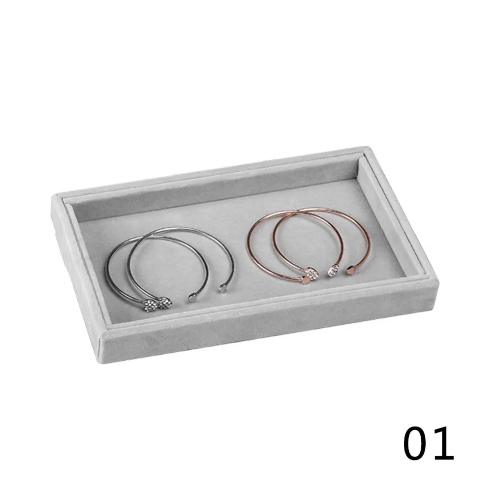1Pc New Drawer DIY Jewelry Storage Tray Ring Bracelet Gift Box Jewellery Organizer Earring Holder Small Size Fit Most Room Space