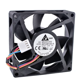 

DELTA 8CM 80x80x25mm AFC0812D-A 12V 0.78A 4 wire 4pin double ball bearing large air volume cooling fan
