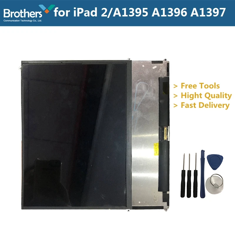 Tablet LCD Display For Apple iPad 2 Panel LCD Assembly for iPad 2 A1395 A1396 A1397 Only LCD Touch Screen Digitizer Free Tools (2)
